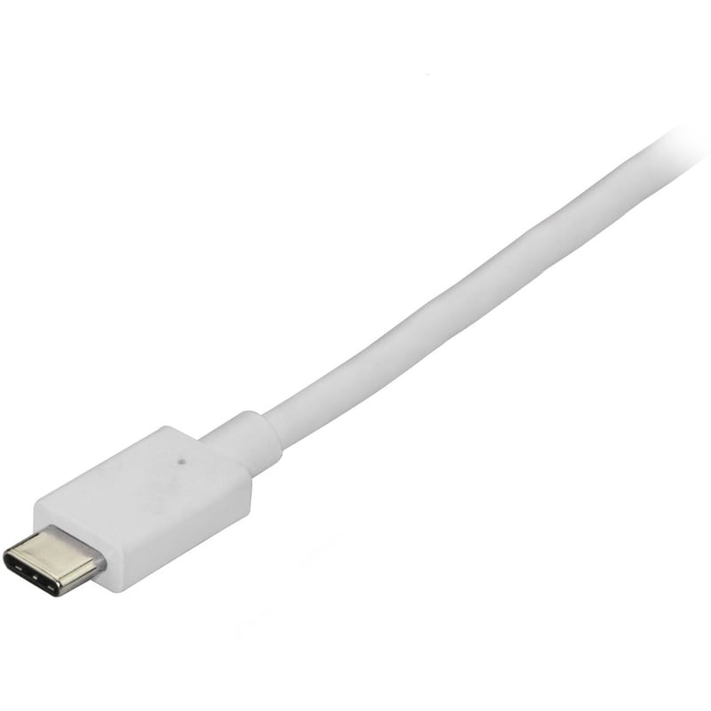 StarTech.com 6ft/1.8m USB C to DisplayPort 1.2 Cable 4K 60Hz - USB Type-C to DP Video Adapter Monitor Cable HBR2 - TB3 Compatible - White - Thumbnail 2
