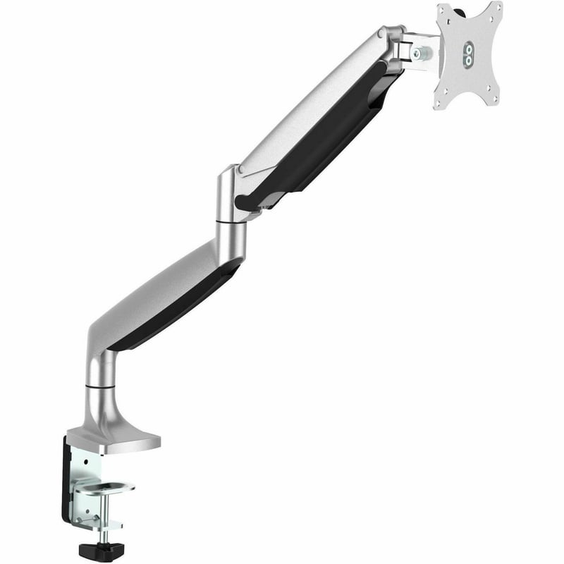 StarTech.com Desk Mount Monitor Arm, Heavy Duty Ergonomic VESA Monitor Arm Single 32" (19.8lb/9kg) Display, Articulating, C-Clamp/Grommet - Thumbnail 1