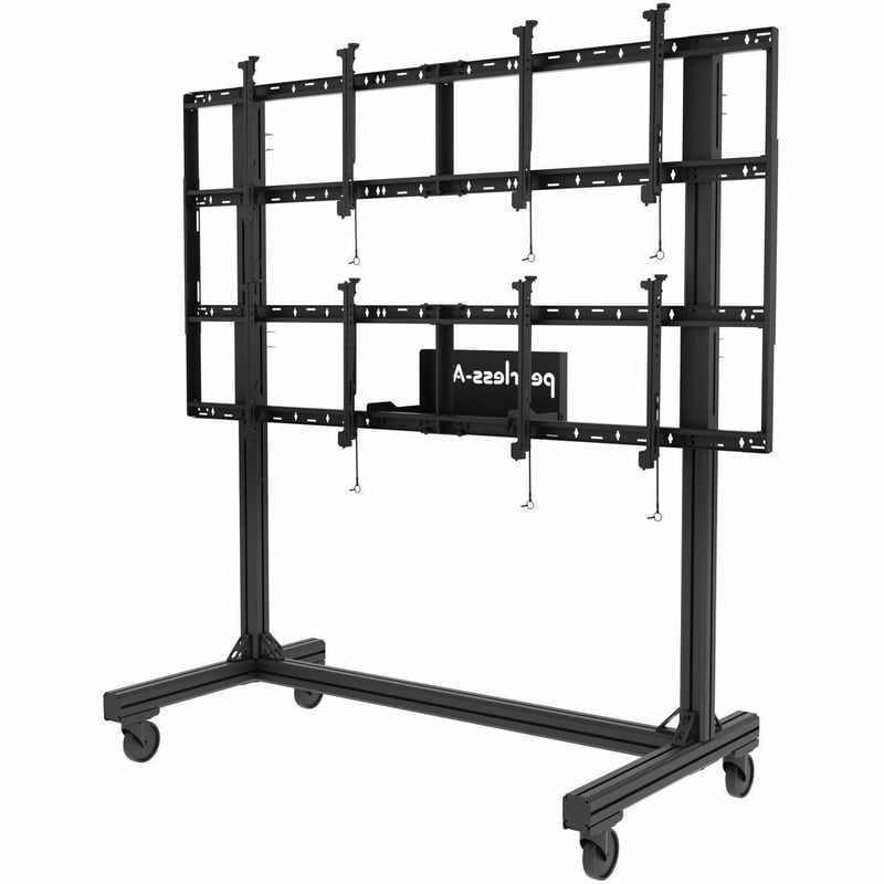 Peerless-AV® SmartMount® Portable Video Wall Cart 2x2 Configuration for 46" to 60" Displays - Thumbnail 1