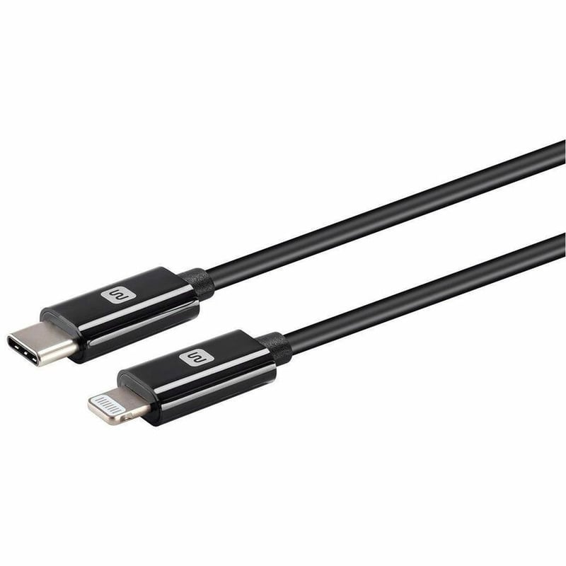 MONOPRICE ESSENTIAL APPLE MFI CERTIFIED LIGHTNING TO USB-C CHARGING CABLE - 1.5F - Thumbnail 2