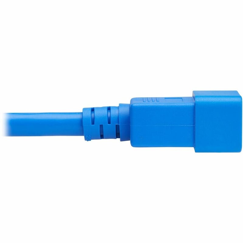 POWER CORD C20 C21 HEAVY-DUTY 20A 250V 12 AWG 3FT BLUE - Thumbnail 3