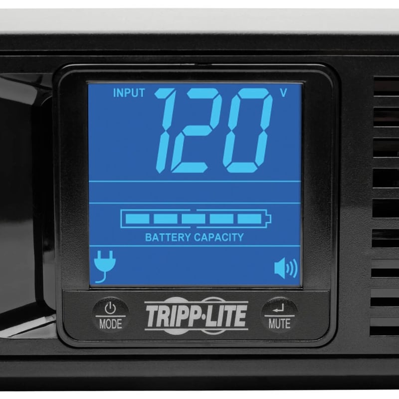 Tripp Lite by Eaton UPS Smart LCD 1500VA 900W 120V Line-Interactive UPS - 8 Outlets USB DB9 2U Rack/Tower - Thumbnail 2