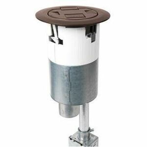 Wiremold 4AT Evolution Poke-Thru Device-Unwired- Bronze - Thumbnail 1