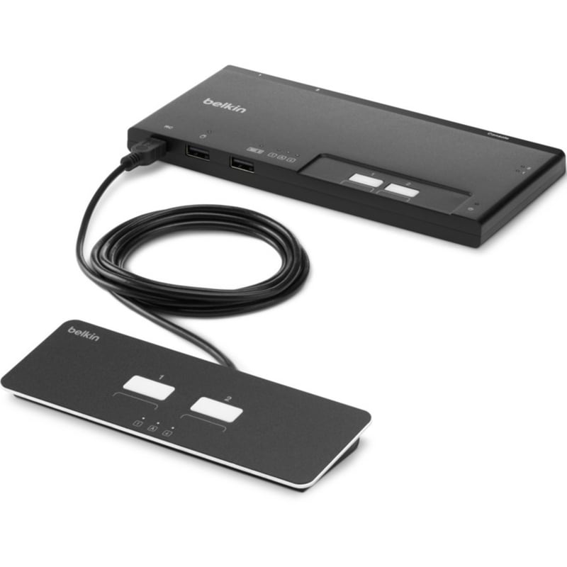 Belkin F1DN202MOD-BA-4 KVM Switchbox - Thumbnail 1