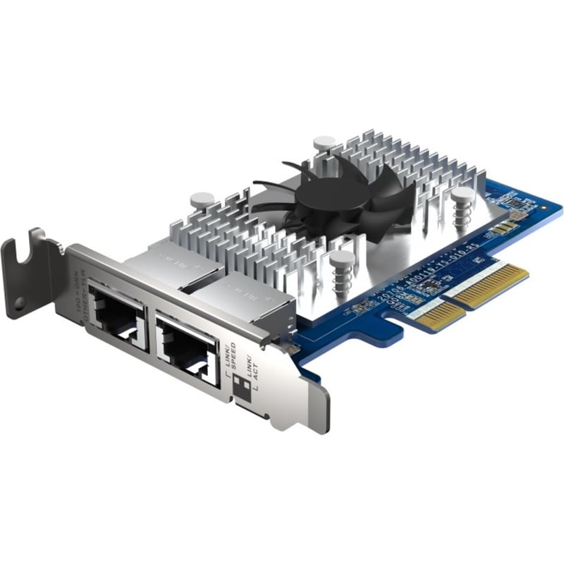 QNAP QXG-10G2T-X710 10Gigabit Ethernet Card - Thumbnail 2