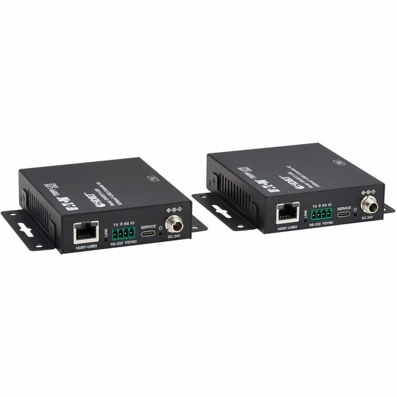 HDBASET-USB3 CAT6A EXTENDER KIT 4 USB-A 3.2 GEN 1 POC RS-232 TAA