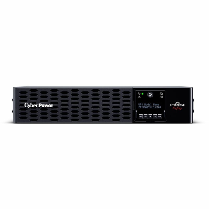 CYBERPOWER PR1500RTXL2UCTAA 2U 8XNEMA 5-15R 10FT CORD 3YR WTY - Thumbnail 1