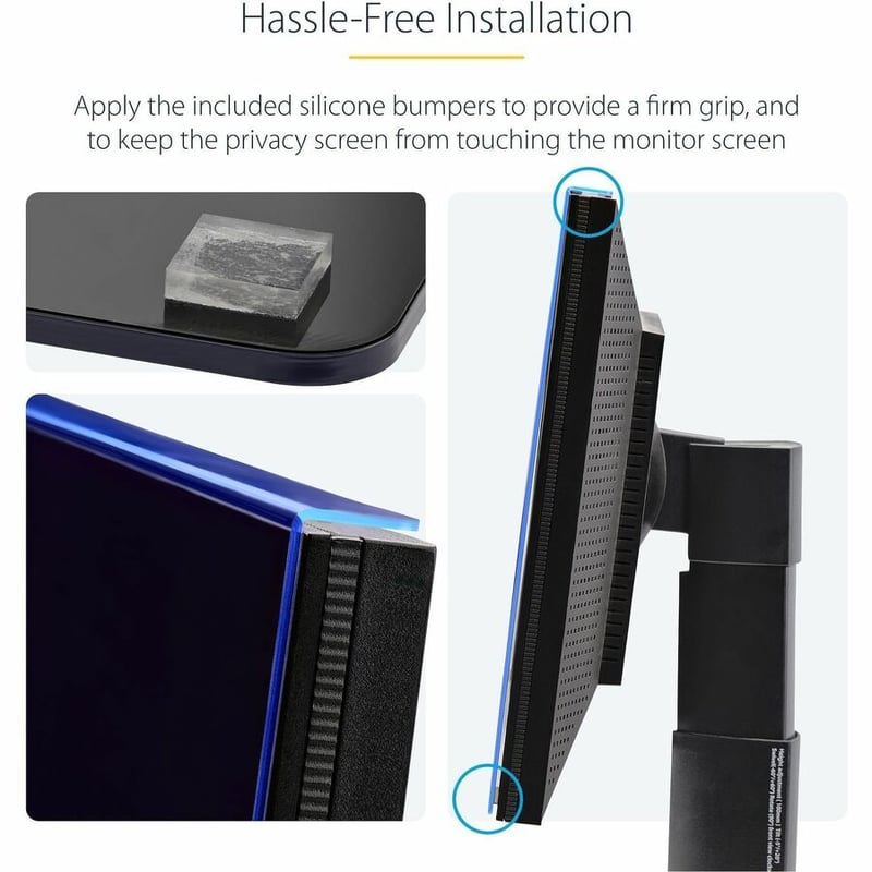 24IN MONITOR PRIVACY SCREEN - HANGING ACRYLIC FILTER/SHIELD - Thumbnail 3