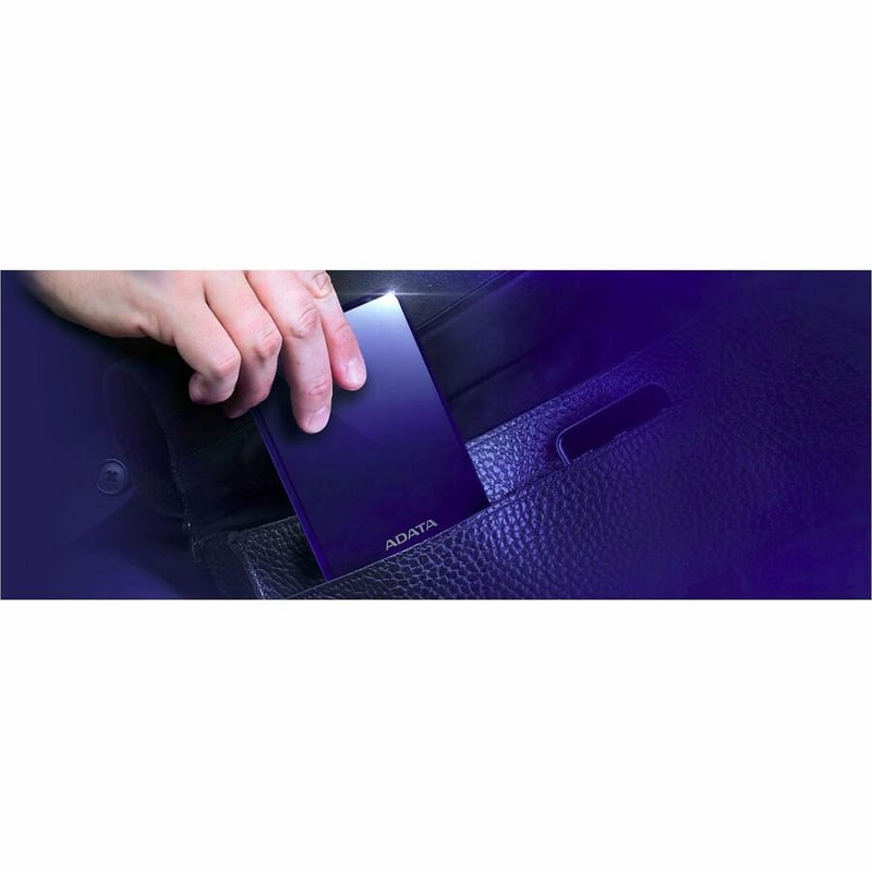 Adata HV620S AHV620S-2TU31-CBL 2 TB Portable Hard Drive - External - Blue - Thumbnail 3