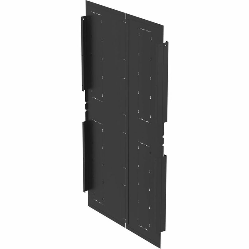 Panduit FlexFusion Day 2 Side Panel, 42RU x 1200mm, Black - Thumbnail 2