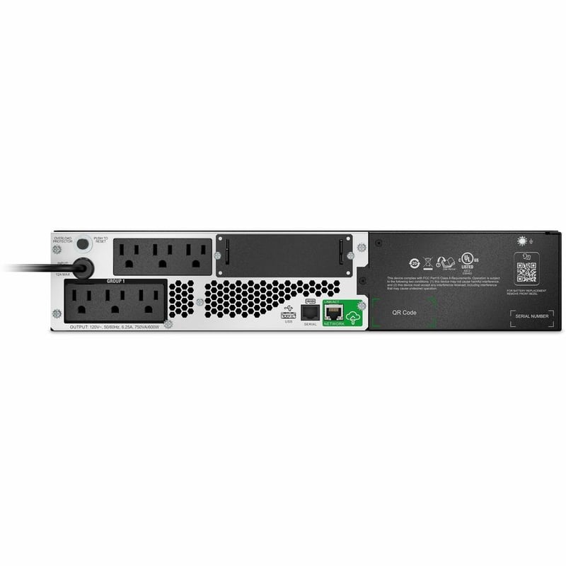 APC by Schneider Electric Smart-UPS SMTL750RM2UC Rack-mountable 750VA UPS (Not for sale in Vermont) - Thumbnail 3