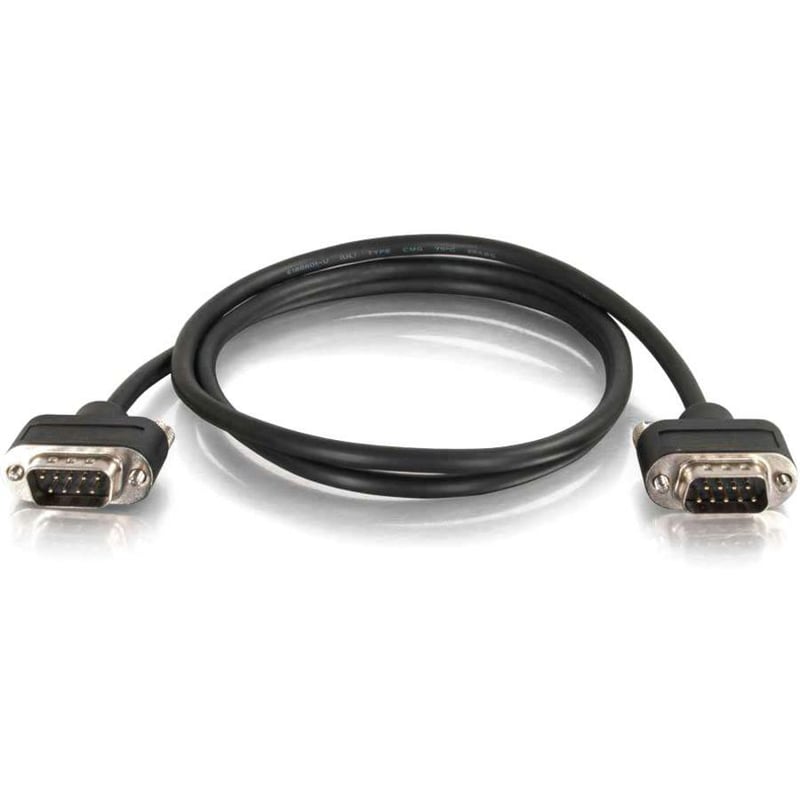 MODEM CABLE - SHIELDED - MALE LEFT GENDER - MALE RIGHT GENDER - DB9 RIGHT CONNEC - Thumbnail 1