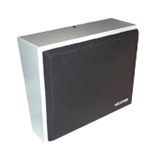 8 AMPLIFIED WALL SPEAKER, METAL, GRAY