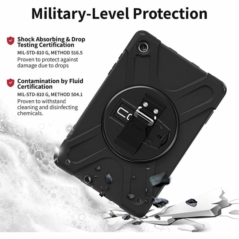 RUGGED CASE FOR SAMSUNG GALAXY TAB A9+ 11 W/SCREEN PROTECTOR(SM-X2 - Thumbnail 2