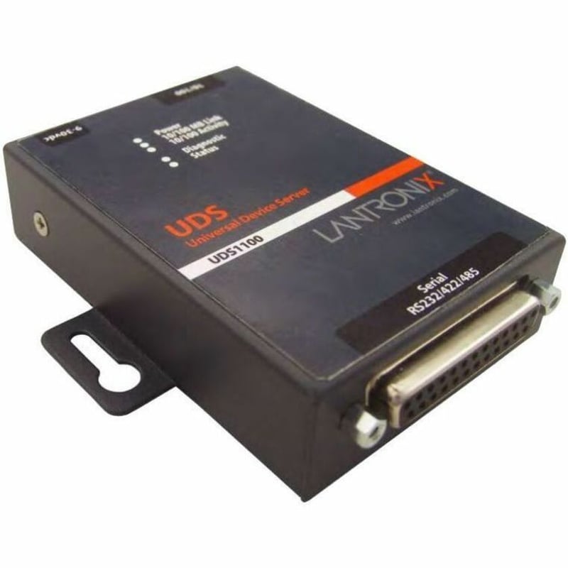 Lantronix One Port Serial (RS232/ RS422/ RS485) to IP Ethernet Device Server - International 110-240 VAC - Thumbnail 3