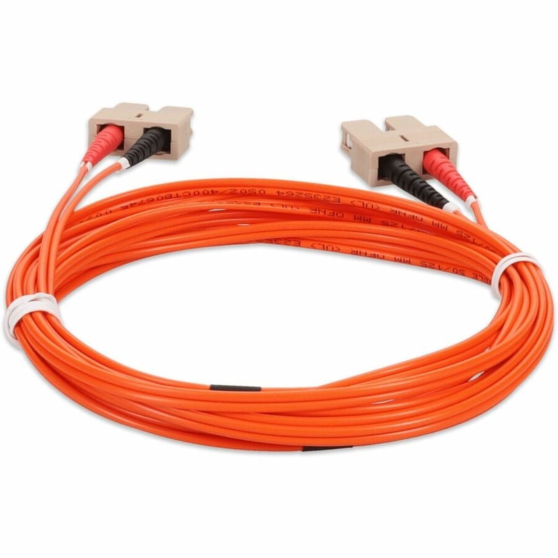 AddOn 3m SC to SC Orange OM2 Duplex OFNR (Riser-Rated) Fiber Patch Cable - Thumbnail 4