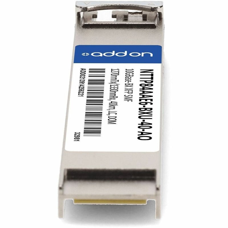 AddOn Ciena® NTTP84AAE6-BXU-40 Compatible TAA 10GBase-BX XFP Transceiver (SMF, 1270nmTx/1330nmRx, 40km, LC, DOM) - Thumbnail 4