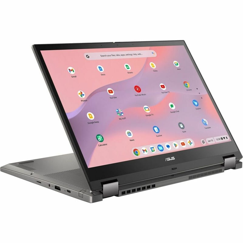 Asus Chromebook Vibe CX34 Flip CX3401 CX3401FBA-YZ388T-S 14" Touchscreen Convertible 2 in 1 Chromebook - WUXGA - 144 Hz - Intel Core i3 12th Gen i3-1215U - 8 GB - 128 GB SSD - Zinc - Thumbnail 2