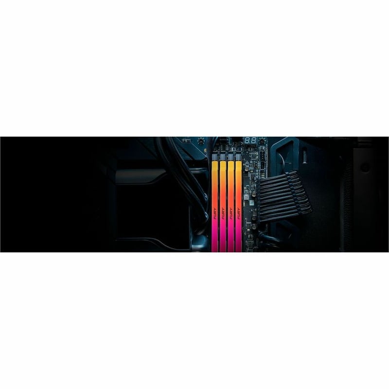 48GB 8800MT/S DDR5 CL42 CUDIMM (KIT OF 2) FURY RENEGADE RGB SILVER - Thumbnail 4