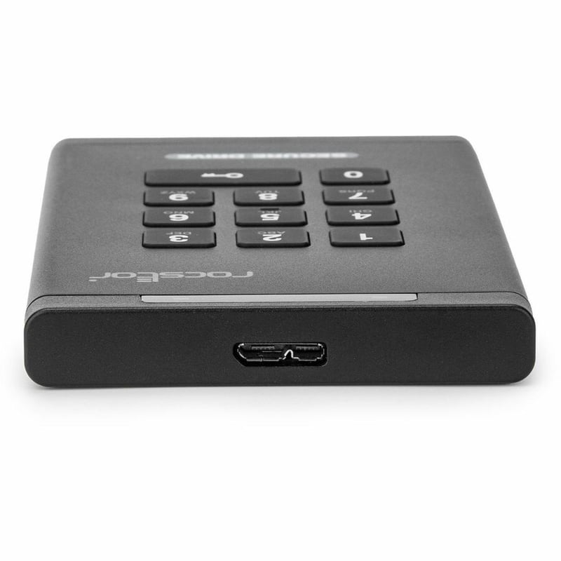 DATASECURE EX20 5TB 5400 RPM PORTABLE ENCRYPTED DRIVE-KEYPAD-TAA - Thumbnail 5