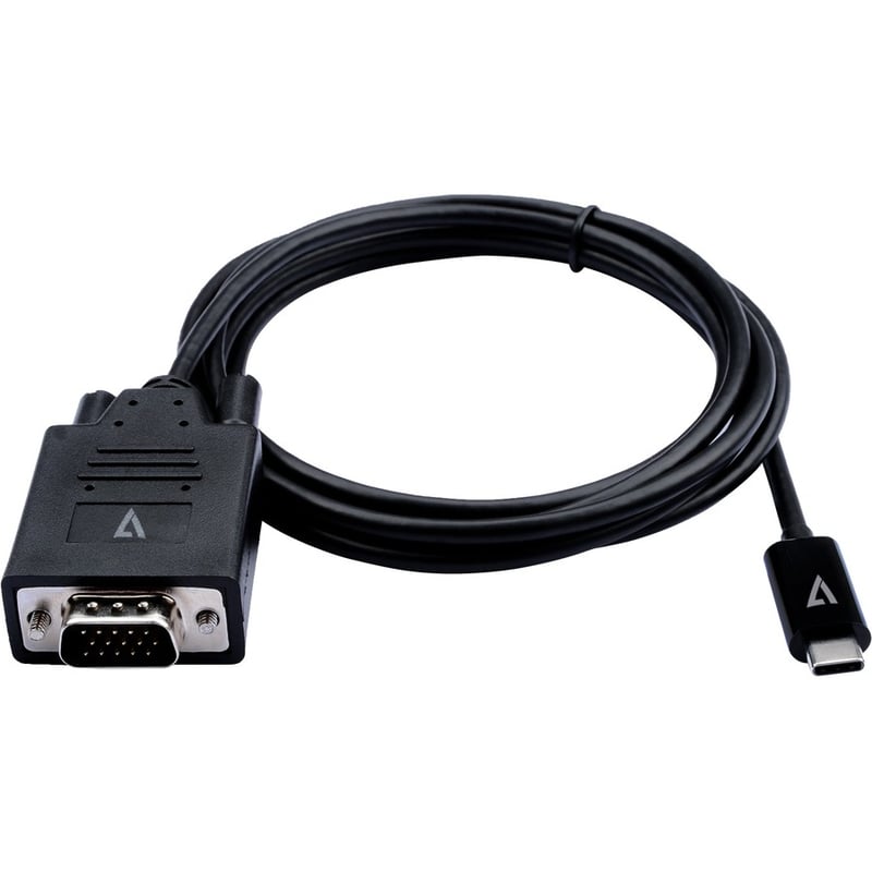 V7 USB-C to VGA Adapter Cable 2m 6.6 ft - Thumbnail 2