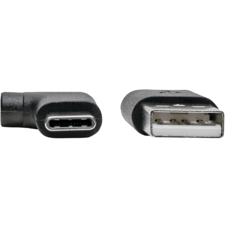 Eaton Tripp Lite Series USB-A to USB-C Cable, Right-Angle USB-C, USB 2.0, (M/M), 3 ft. (0.91 m) - Thumbnail 3