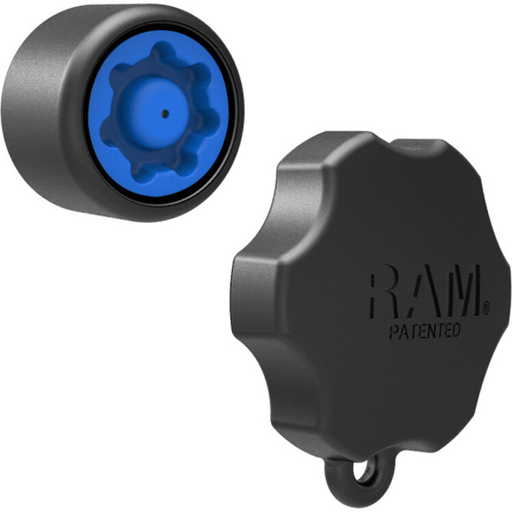 RAM Mounts Pin-Lock Security Knob With 5-Pin Pattern For B Size Socket Arms - Thumbnail 2