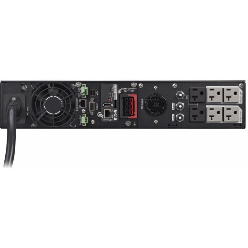 Eaton 5PX G2 3000VA 3000W 120V Line-Interactive UPS - 6 NEMA 5-20R, 1 L5-30R Outlets, Cybersecure Network Card Included, Extended Run, 2U Rack/Tower - Thumbnail 4