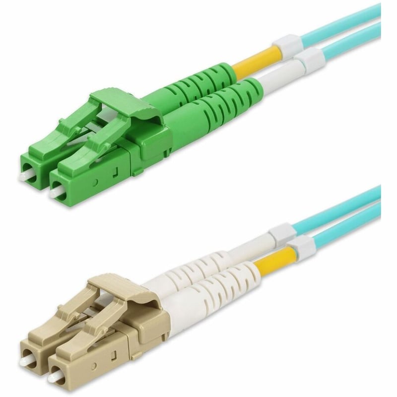 AddOn 3m ALC to LC Aqua OM4 Duplex OFNR (Riser-Rated) Fiber Patch Cable - Thumbnail 2
