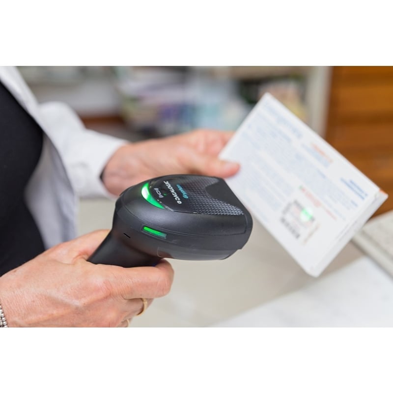 DATALOGIC GBT4500 HANDHELD BARCODE READER 1D/2D LASER BLACK - Thumbnail 3