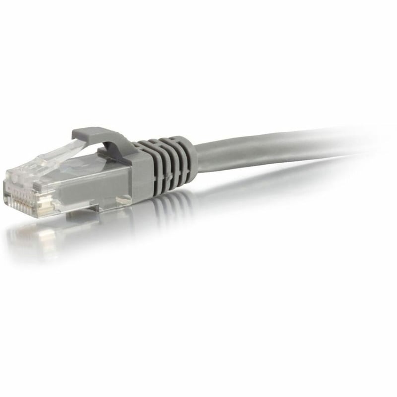 Quiktron Q-Series Patch Cords, CAT5E, Booted, Gray, 10 FT - Thumbnail 1