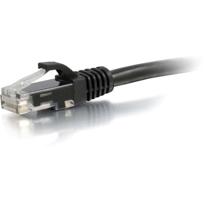 C2G 6in Cat6 Ethernet Cable - Snagless Unshielded (UTP) - Black - Thumbnail 1