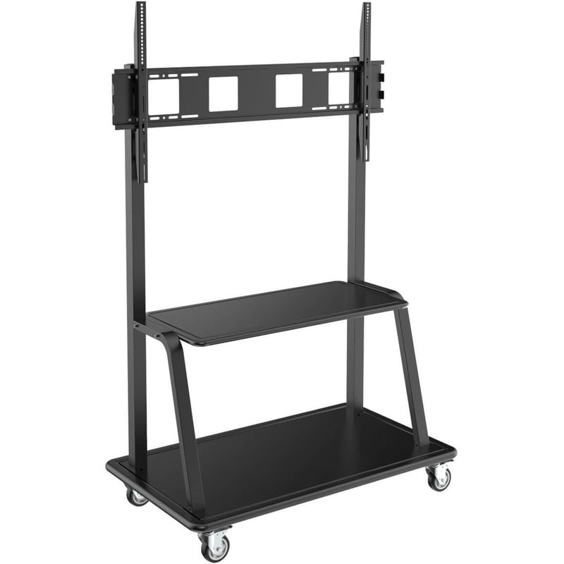 Eaton Tripp Lite Series Heavy-Duty Rolling TV Cart for 60" to 105" Flat-Screen Displays, Locking Casters, Black - Thumbnail 1