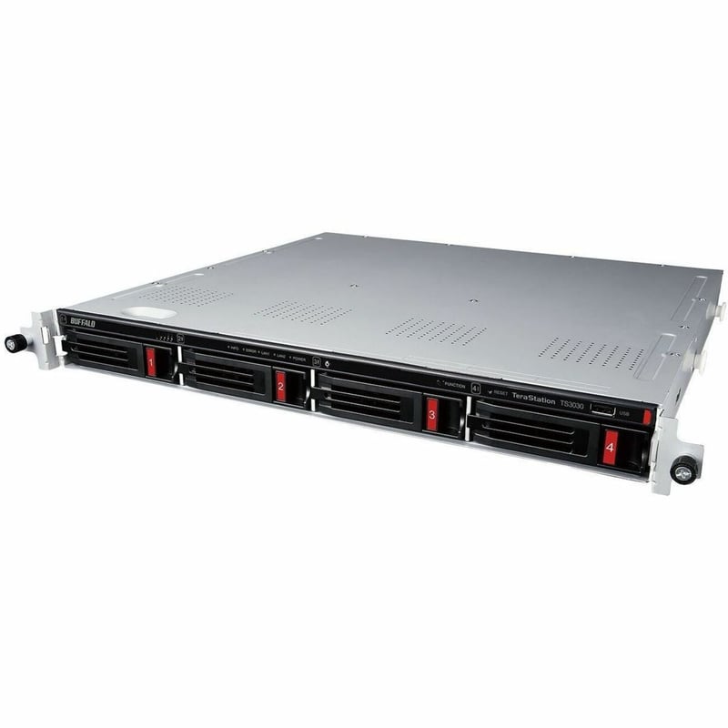 TERASTATION 3430RN 1U RM 16TB 4BAY 4X4TB NAS HD RAID ISCSI 2.5GBE - Thumbnail 1