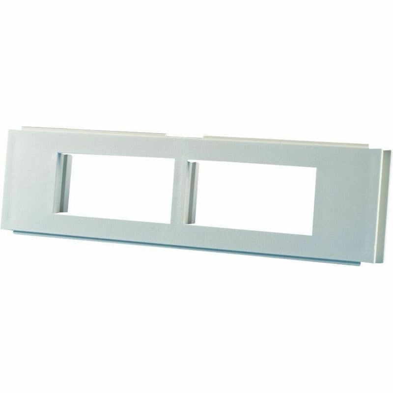 Ortronics Series II Multi-Media Outlet Adapter Panel, Holds Two Series II 1U Modules