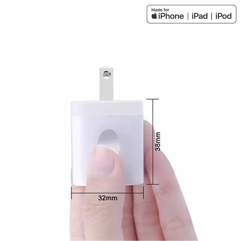 4XEM Wall Charger and 6ft Lightning Cable for Apple iPhone/iPod, USB AC Power adapter - MFi Certified - Thumbnail 3