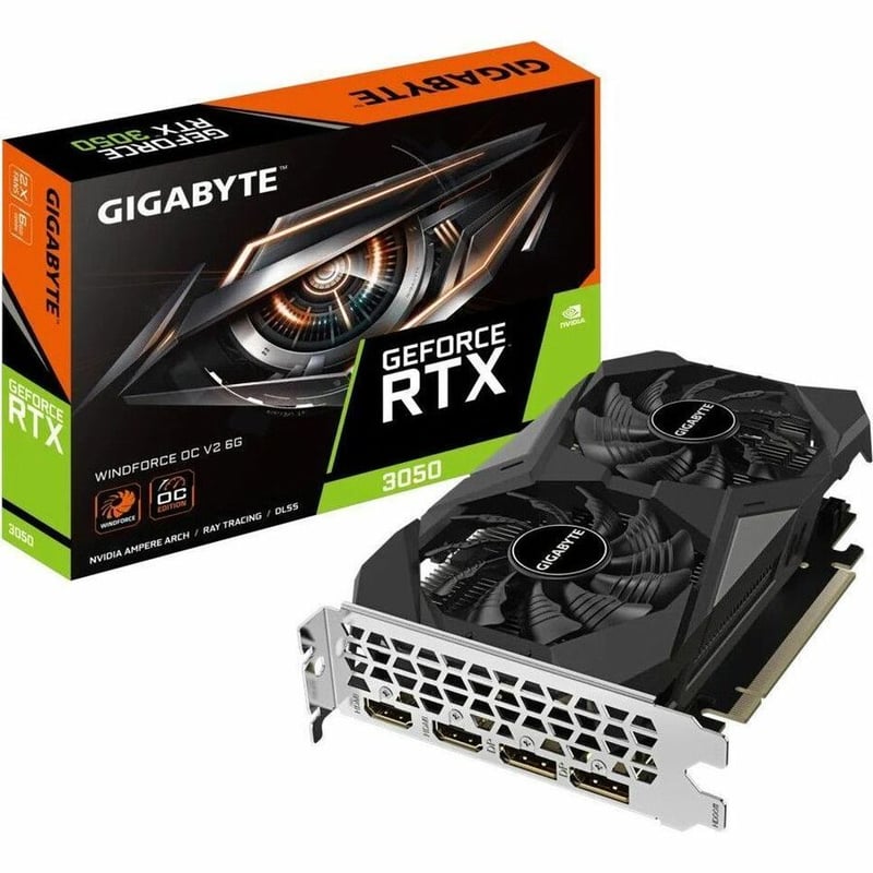 GIGABYTE NVIDIA GeForce RTX 3050 Graphic Card - 6 GB GDDR6 - Thumbnail 1