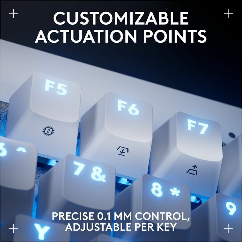 PRO X TKL RAPID (WHITE) WIRED GAMING KEYBOARD - LINEAR - Thumbnail 4