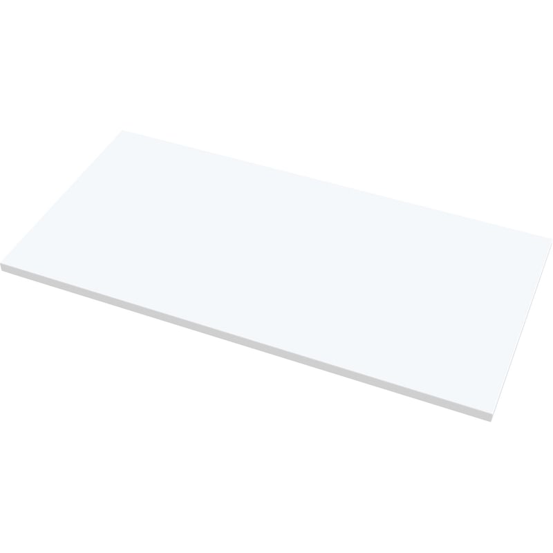 Fellowes High Pressure Laminate Desktop White - 48"x24" - Thumbnail 1