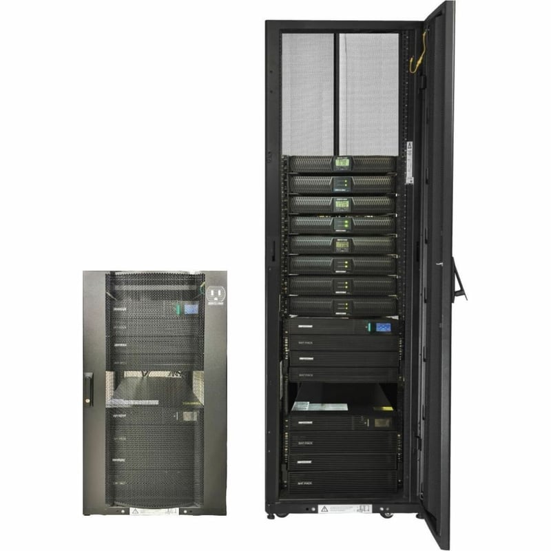 FULL-HEIGHT 42U CABINET WITH 10KVA UPS