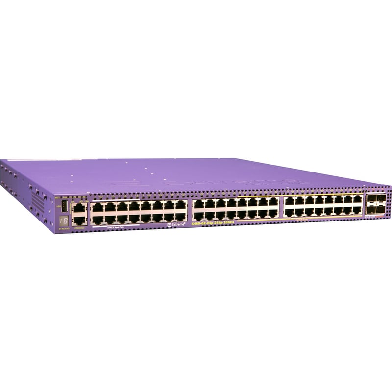 Extreme Networks Summit X460-G2-24p-24hp-10GE4 Ethernet Switch - Thumbnail 2