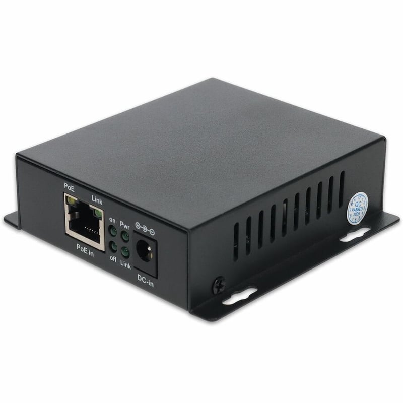 AddOn 30W Gigabit PoE Extender: 1-Port In/ 2-Port Out 10/100/1000M PoE Copper Ethernet RJ45 Extender for Cat5e or Better. - Thumbnail 2