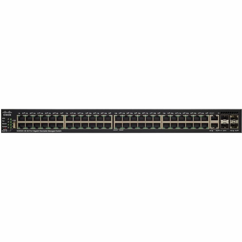 CISCO SG550X-48MP 48-PRTGBPOESTCKBLESWITCH REMANUFACTURED - Thumbnail 3