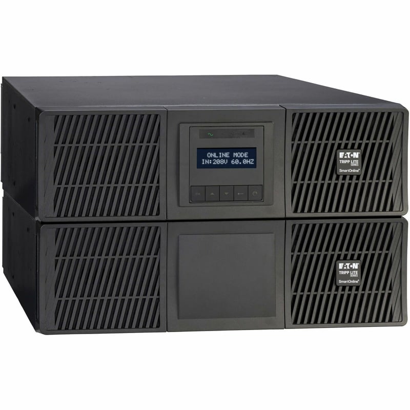 Eaton Tripp Lite series SmartOnline 5000VA 4500W 120/208V Online Double-Conversion UPS with Stepdown Transformer and Maintenance Bypass - 5-20R/L6-20R/L6-30R Outlets, L6-30P Input, Network Card Included, Extended Run, 6U - Thumbnail 1