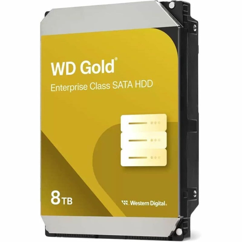 WD Gold WD8005FRYZ 8 TB Hard Drive - 3.5" Internal - SATA (SATA/600) - Thumbnail 1