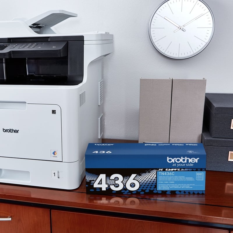 Brother TN436C Original Laser Toner Cartridge - Cyan - 1 Each - Thumbnail 4