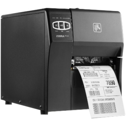 Zebra ZT220 Industrial Direct Thermal Printer - Monochrome - Label Print - Fast Ethernet - USB - Serial - Thumbnail 2