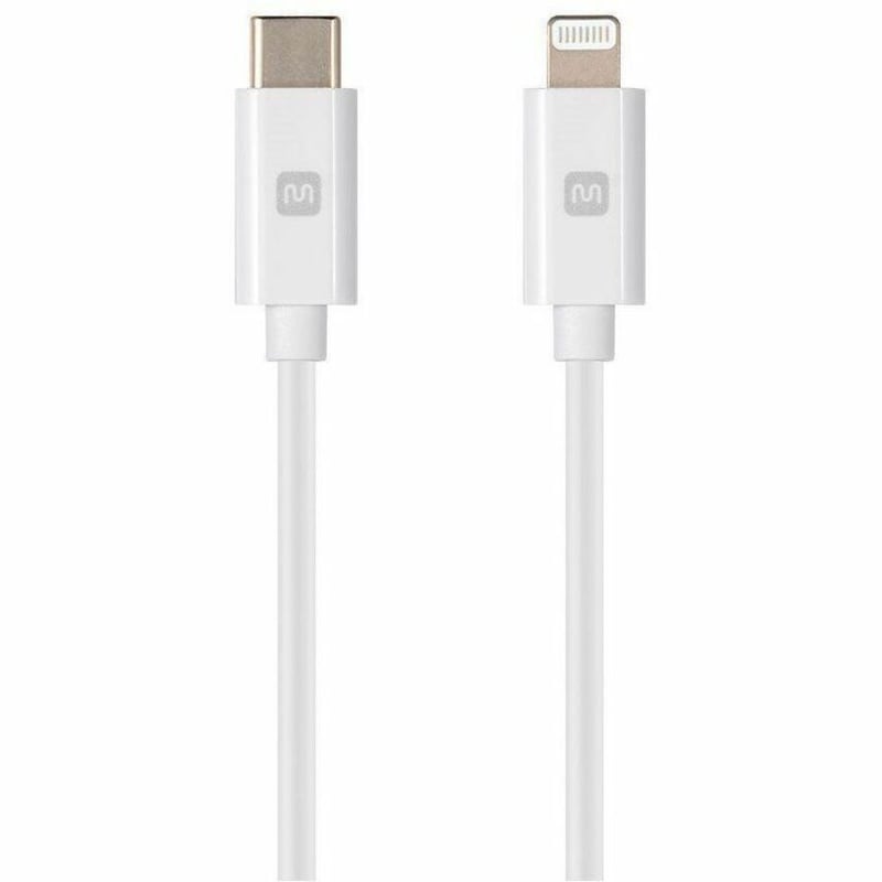 MONOPRICE USB-C TO LIGHTNING_MFI CERTIFIED_3FT_WHITE - Thumbnail 1