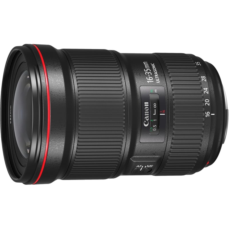 Canon - 16 mm to 35 mmf/2.8 - Ultra Wide Angle Zoom Lens for Canon EF - Thumbnail 1
