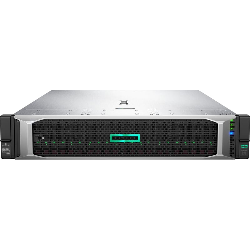 HPE ProLiant DL380 G10 2U Rack Server - 1 Xeon Silver 4210R 2.40 GHz - 32 GB RAM - Serial ATA/600, 12Gb/s SAS Controller - Thumbnail 1